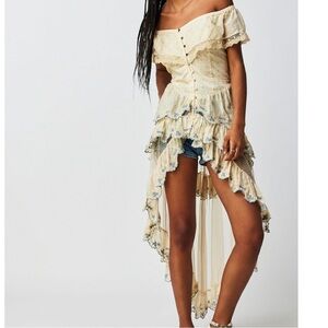 Free People NWOT Falling For You Maxi Top Size XS